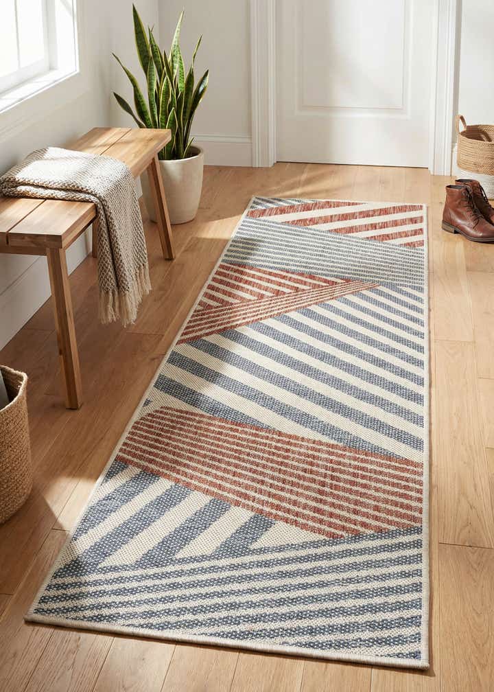 2' x 6' Easy-Clean Jill Zarin Indoor / Outdoor Runner Rug