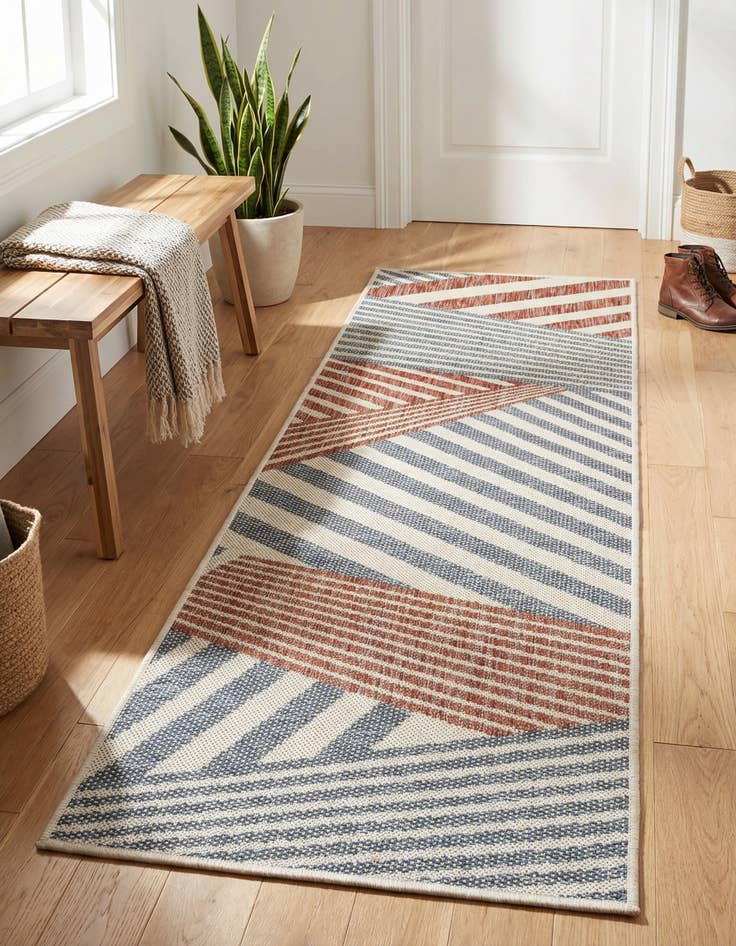 Detail image of 2' x 6' Easy-Clean Jill Zarin Indoor / Outdoor Runner Rug