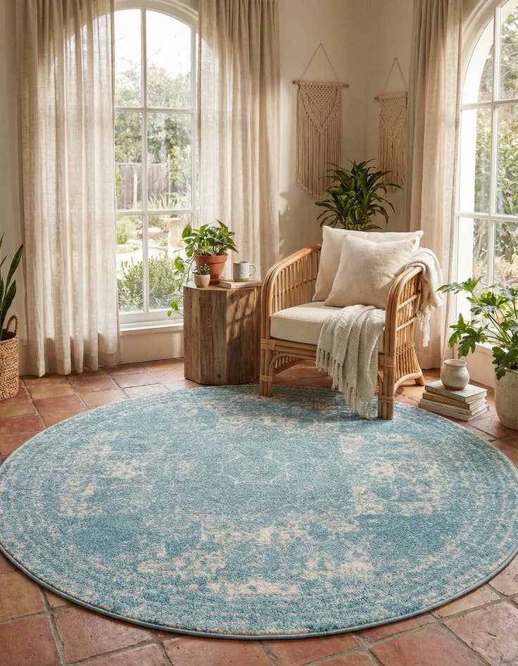 Detail image of 5' 3 x 5' 3 Dover Round Rug