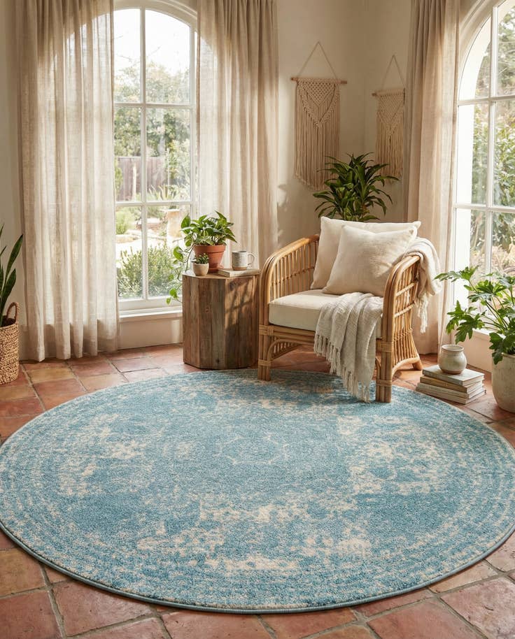 Detail image of 5' 3 x 5' 3 Dover Round Rug