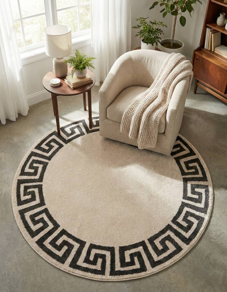 Detail image of 6' x 6' Hera Round Rug
