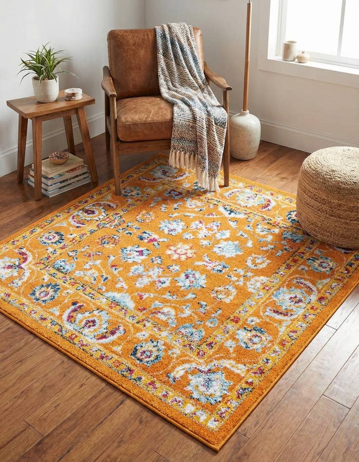 Detail image of 4' x 4' Aurelia Square Rug