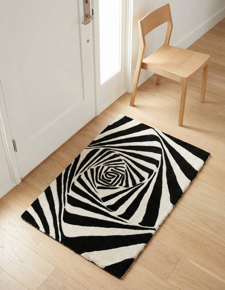 Detail image of  2' x 3' 1 Vortex Wool Rug