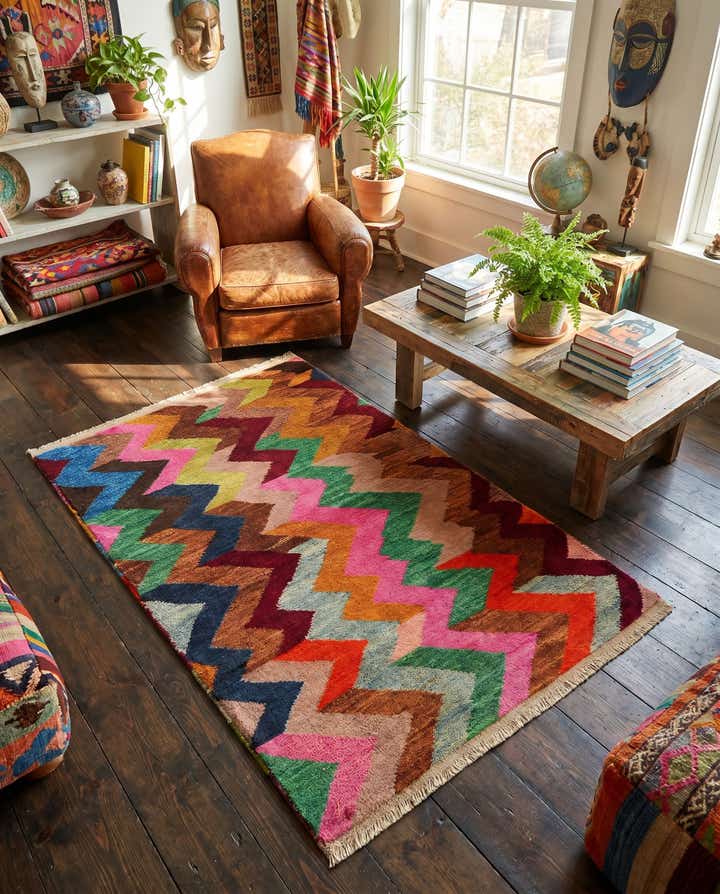 2' 9 x 4' 1 Hand Knotted Balouch Wool Rug