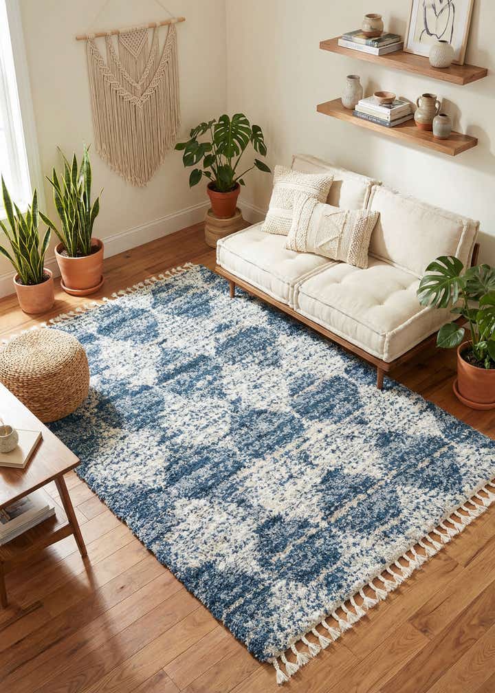 5' 3 x 8' Serenity Shag Rug