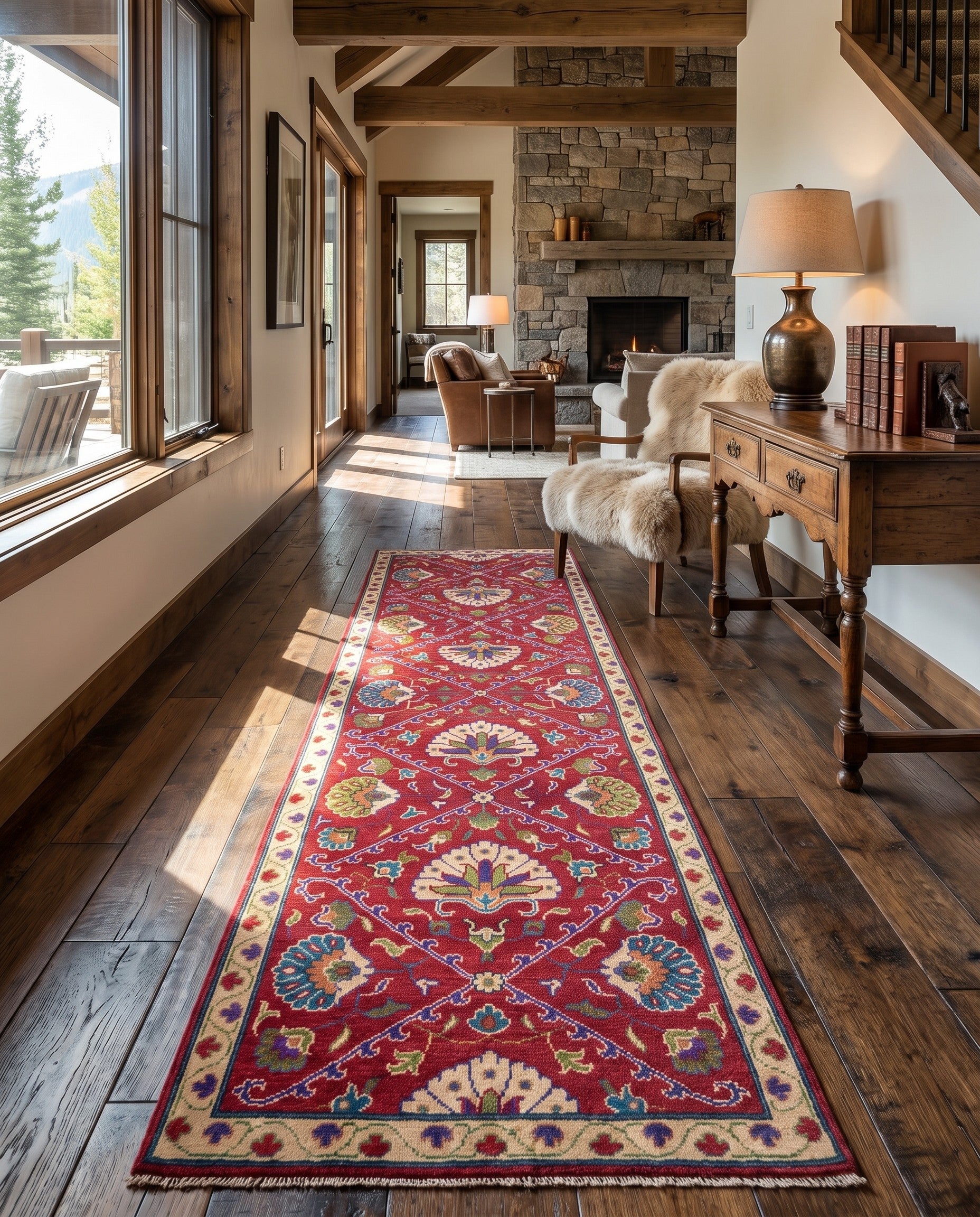 2' 8 x 8' 7 Hand Knotted Kazak Runner Rug