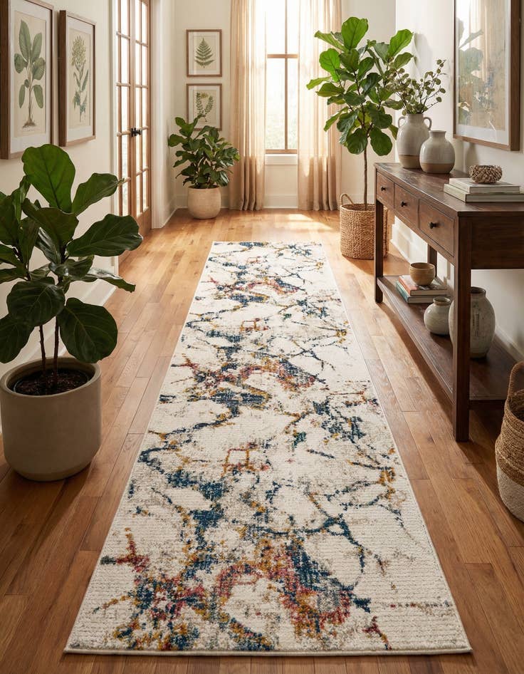 Detail image of 2' 7 x 12' Gemstone Runner Rug