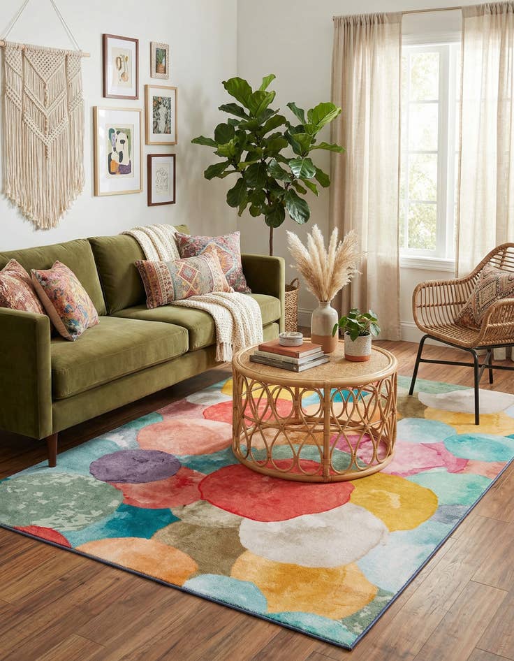 Detail image of  6' 7 x 9' Medina Rug