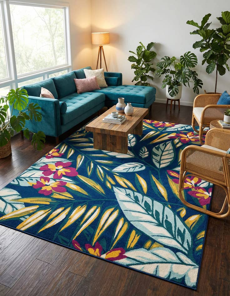 Detail image of 9' x 12' Bloom Rug