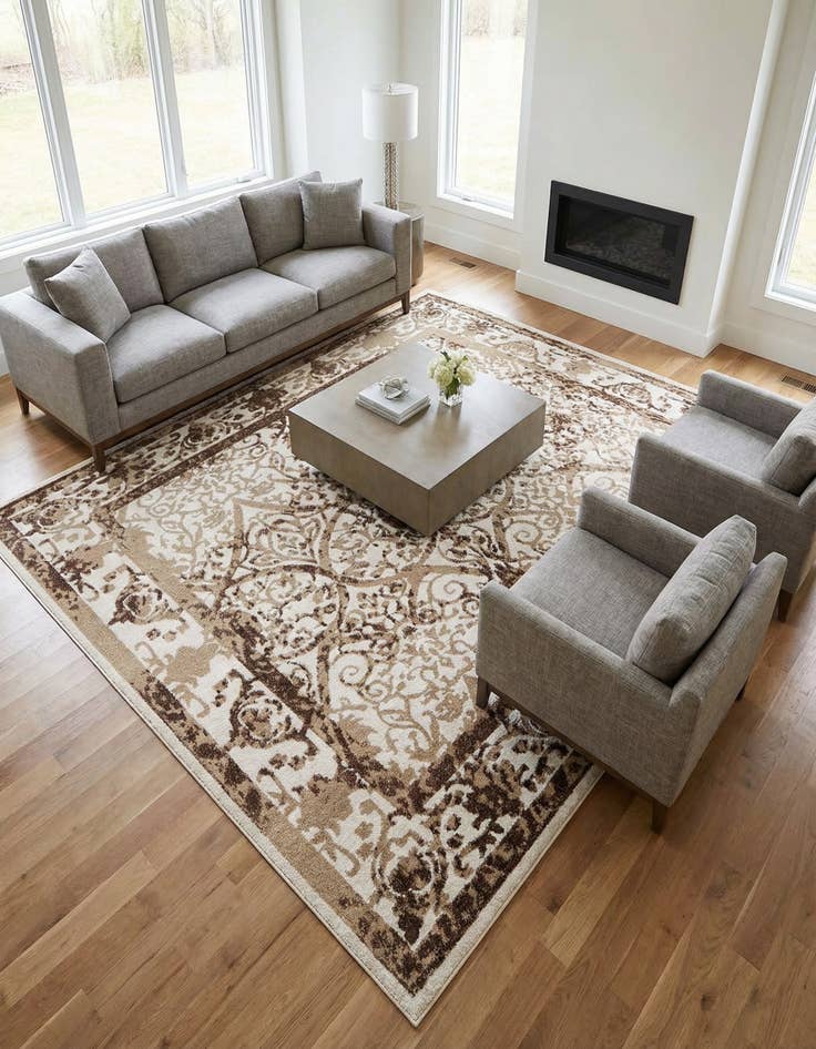 Detail image of 10' x 10' Miranda Square Rug