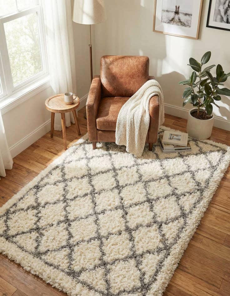 Detail image of 5' x 8' Infinity Shag Rug