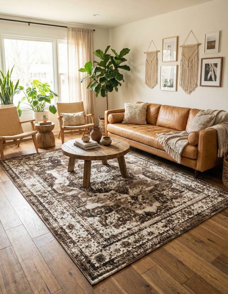 Detail image of 7' x 10' Monaco Rug With Pad Bundle