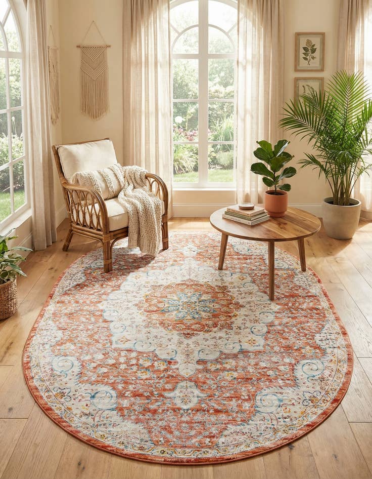Detail image of 7' 10 x 10' 2 Newport Oval Rug