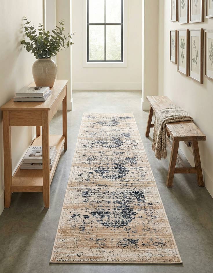 Detail image of 2' x 9' Villa Runner Rug