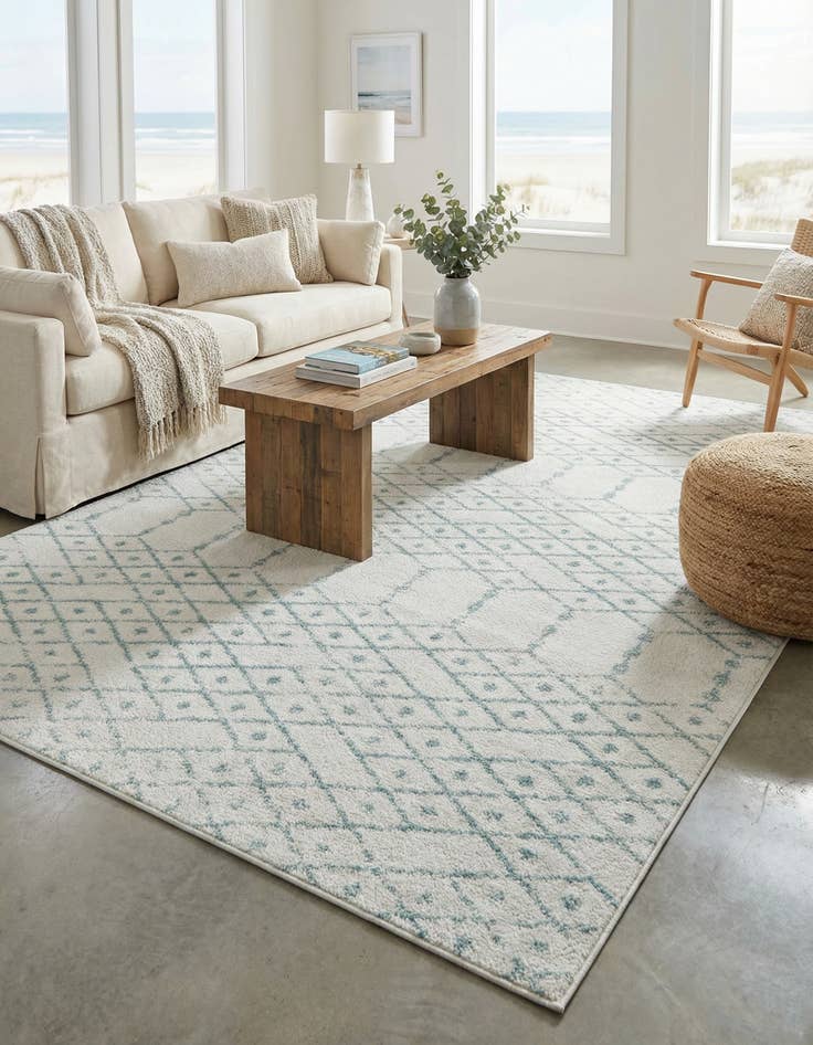 Detail image of 9' x 12' Paxon Trellis Rug