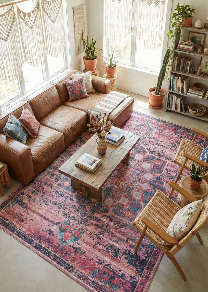 9' 2 x 12' Washable Renaissance Rug