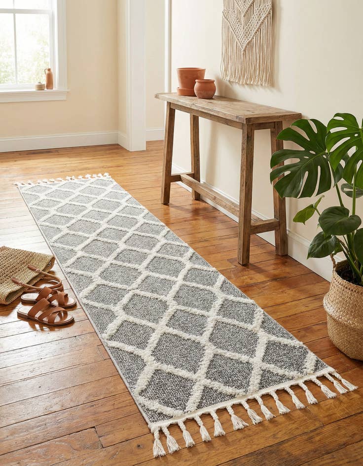 Detail image of 2' x 8' Boho Runner Rug