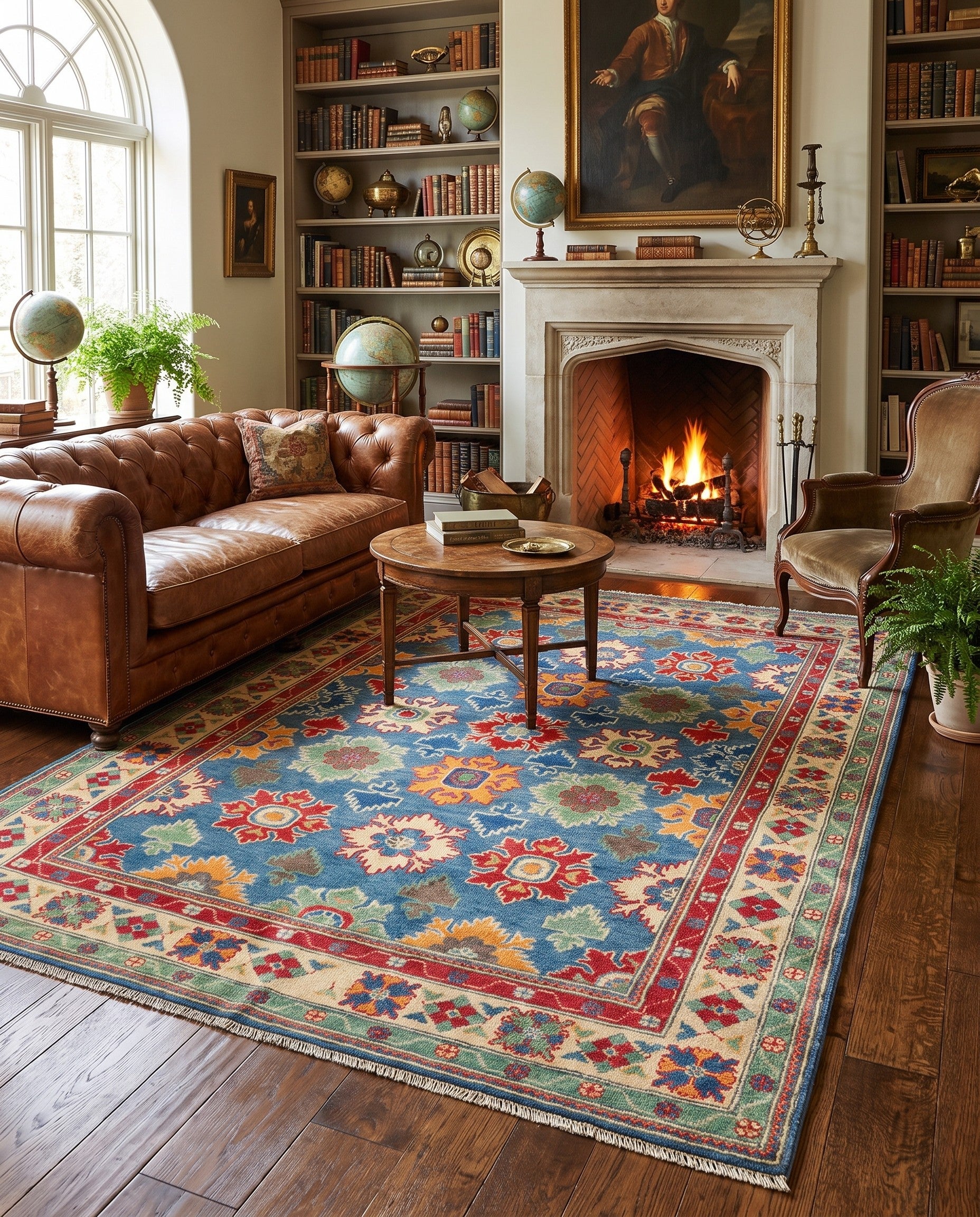 Detail image 3 of 10: 5' 1 x 7' Hand Knotted Kazak Rug