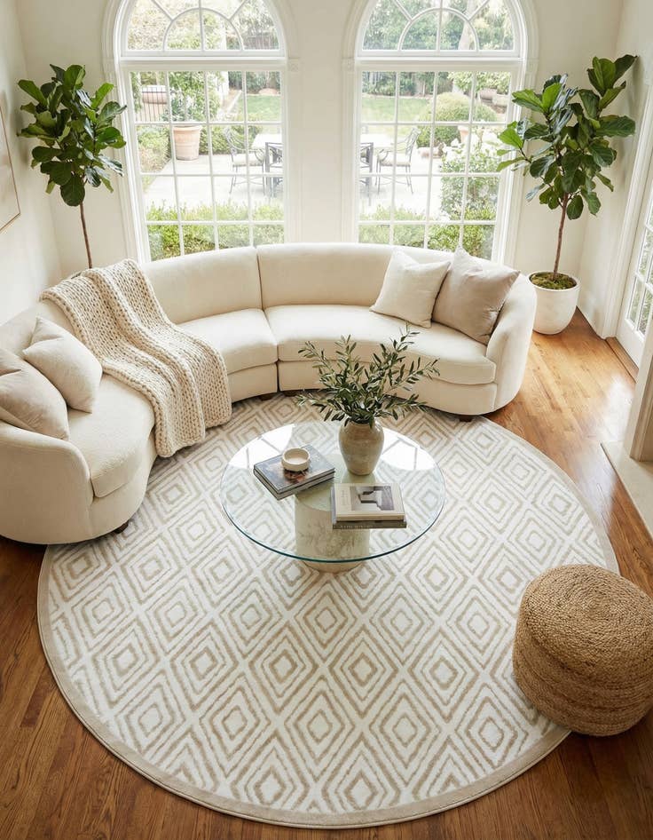 Detail image of 10' x 10' Hermitage Round Rug