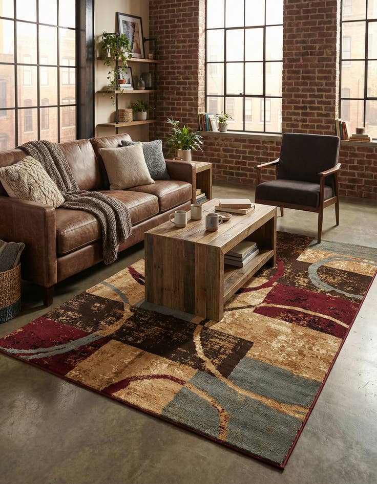 Detail image of 5' 3 x 8' Cafe Rug