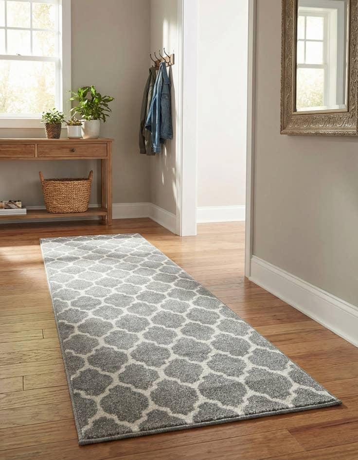 Detail image of 2' x 6' Lattice Runner Rug