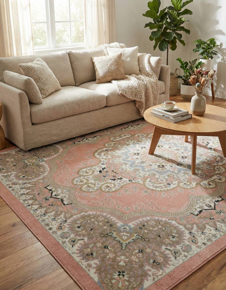 Detail image of 7' 10 x 10' Kamala Washable Rug