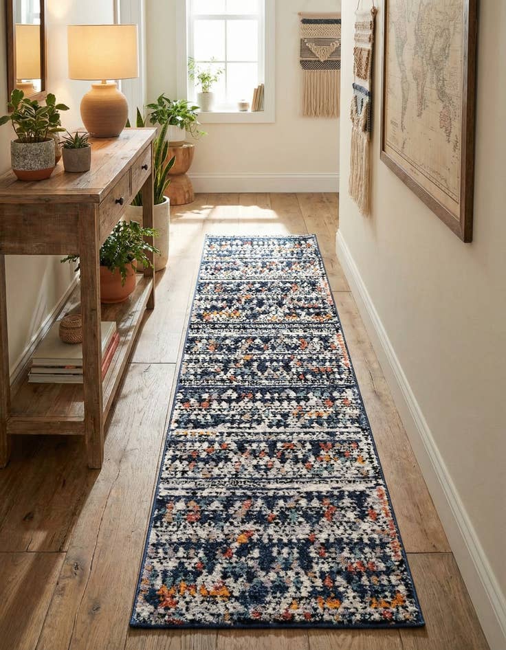 Detail image of 2' 7 x 10' Morocco Runner Rug