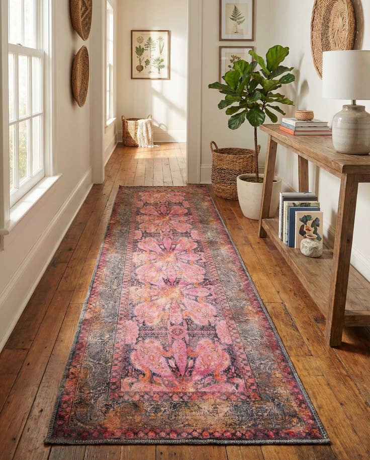 Detail image of 2' 7 x 13' Washable Mangata Runner Rug