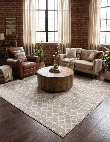 7' 10 x 7' 10 Kasbah Trellis Square Rug