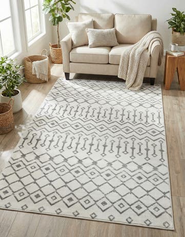 Ivory Kasbah Trellis Rug