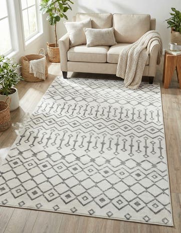 Ivory Kasbah Trellis Rug