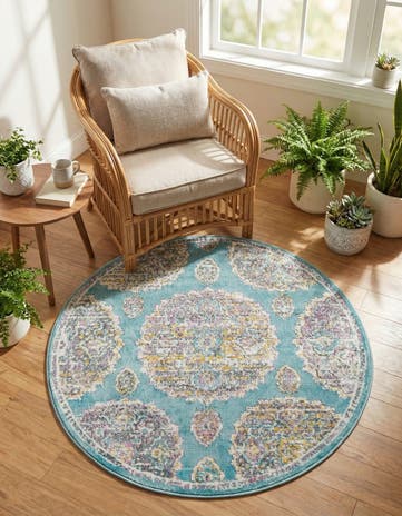 3' 3 x 3' 3 Paragon Round Rug