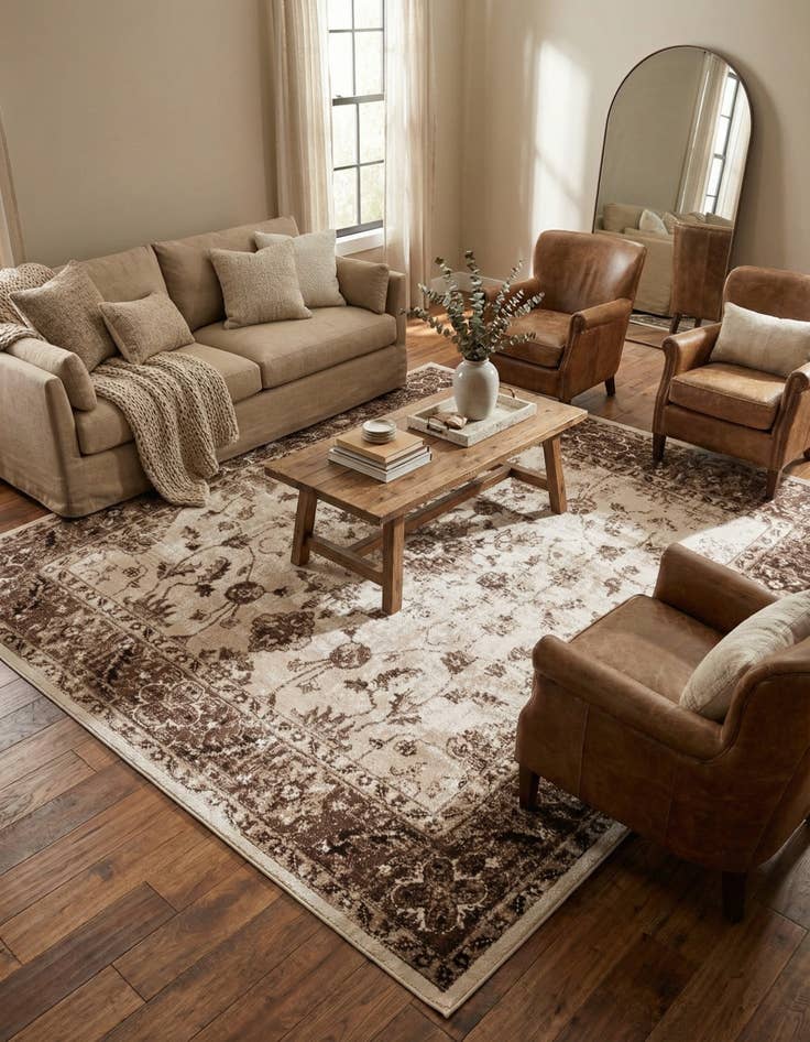 Detail image of 10' 8 x 10' 8 Himalaya Square Rug