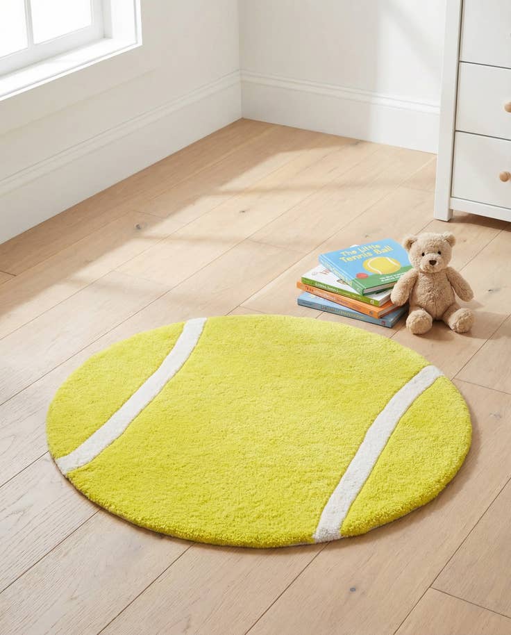 Detail image of 2' x 2' Playtime Kids Wool Freeform Rug