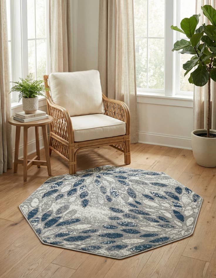 Detail image of  4' x 4' Charleston Octagon Rug