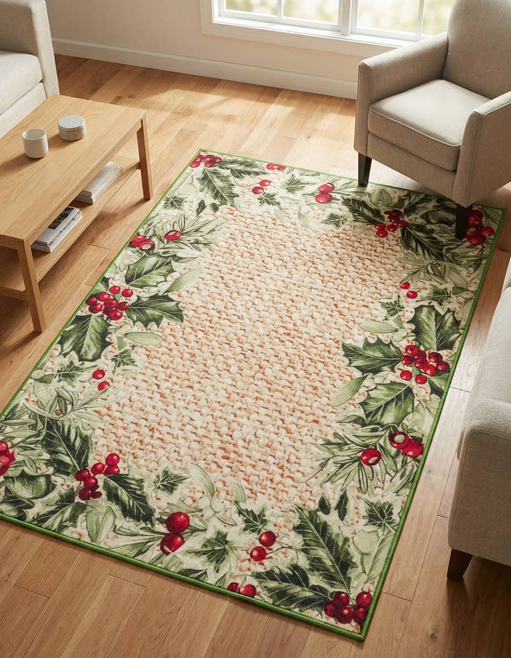 Detail image of 4' x 6' Washable Jill Zarin Caribbean Jamaica Indoor / Outdoor Rug