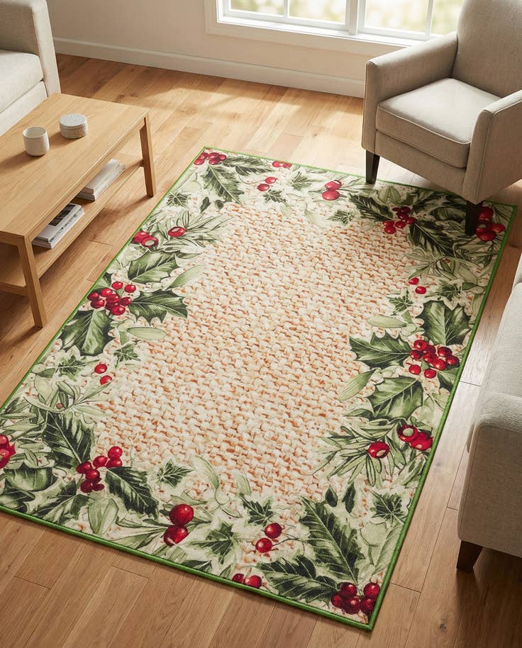 Detail image of 4' x 6' Easy-Clean Jill Zarin Caribbean Jamaica Indoor / Outdoor Rug