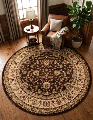 7' x 7' Aditi Round Rug