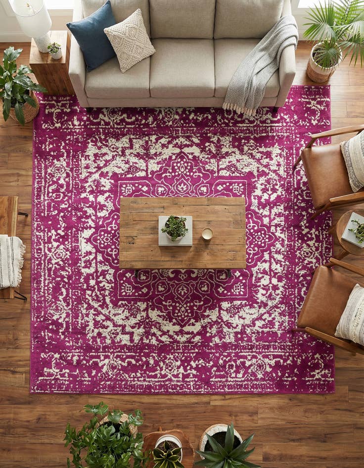 Detail image of 7' 10 x 7' 10 Arlington Square Rug