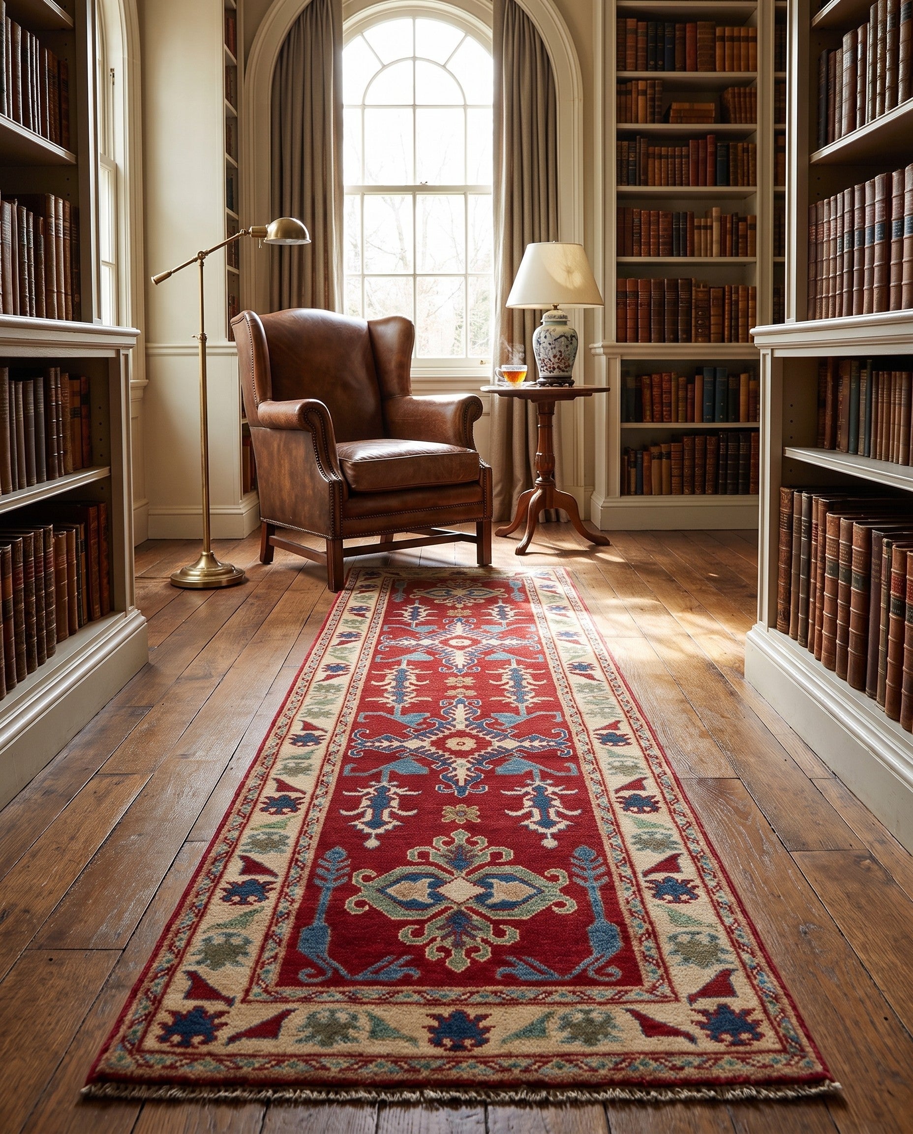 Detail image 3 of 11: 2' 6 x 9' 5 Hand Knotted Kazak Runner Rug