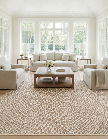 13' x 13' Easy-Clean Jill Zarin Cape Town Indoor / Outdoor Square Rug