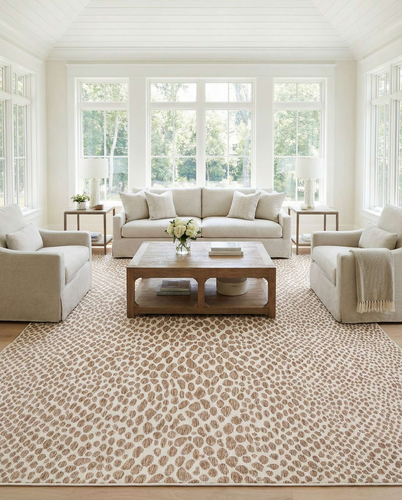 13' x 13' Easy-Clean Jill Zarin Cape Town Indoor / Outdoor Square Rug