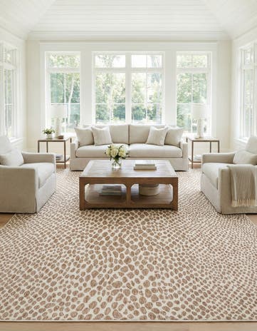 13' x 13' Easy-Clean Jill Zarin Cape Town Indoor / Outdoor Square Rug
