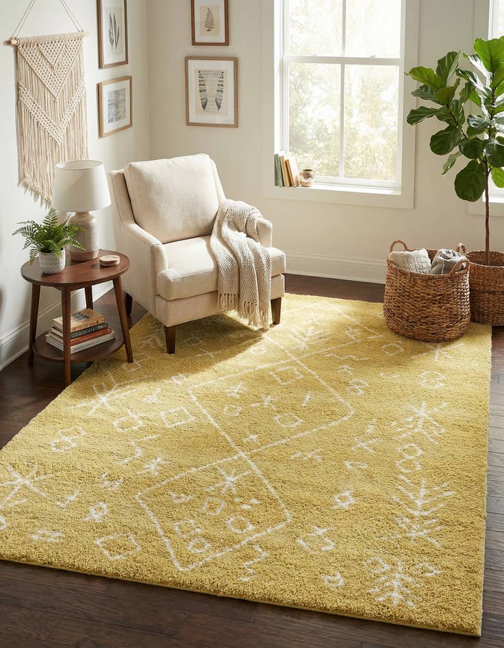 Detail image of 9' x 12' 2 Marrakesh Shag Rug