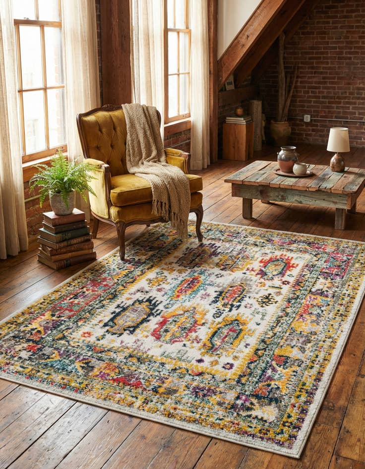 Detail image of 4' 1 x 6' 1 Carrington Rug