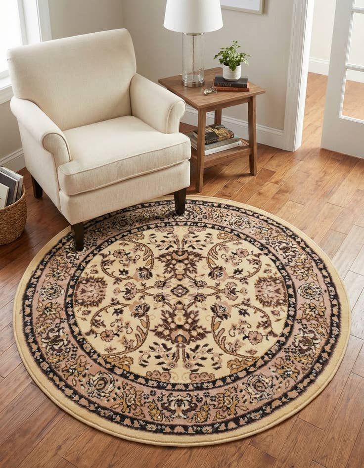 Detail image of  4' x 4' Yasmin Round Rug