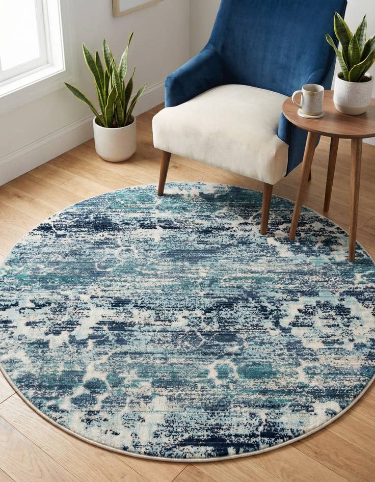 Detail image of 3' 7 x 3' 7 Budapest Round Rug