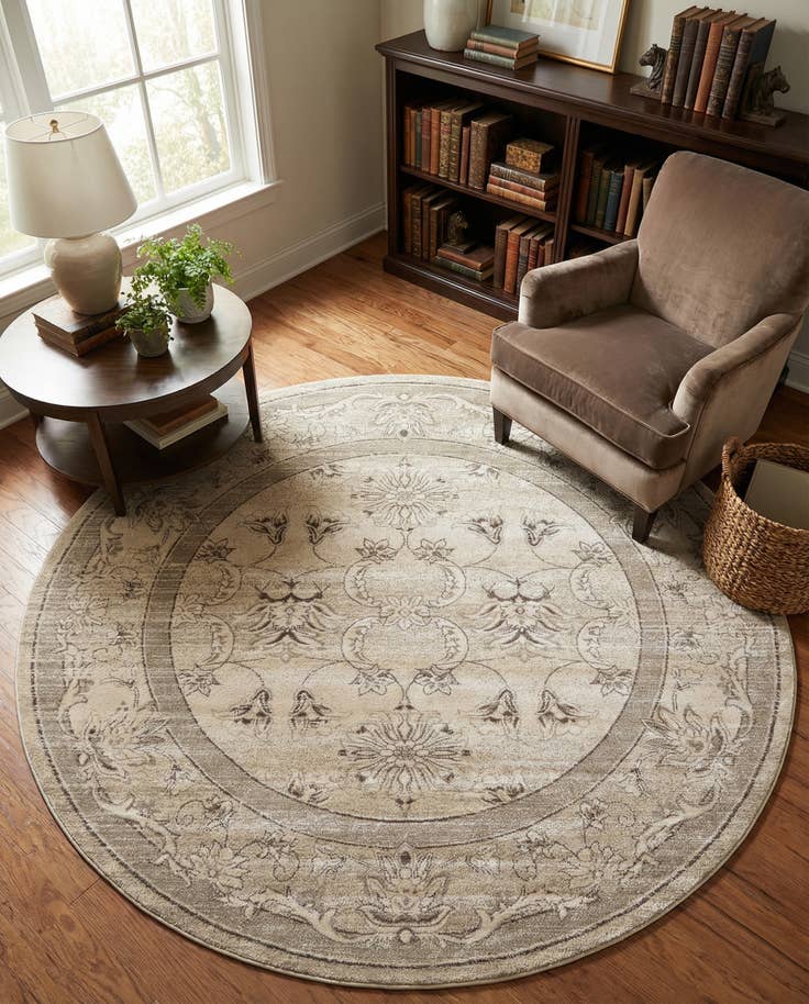 Detail image of 7' 10 x 7' 10 Miranda Round Rug