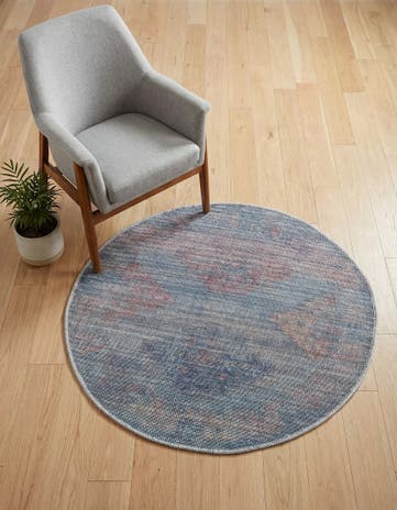 3' 3 x 3' 3 Washable Sisu Round Rug