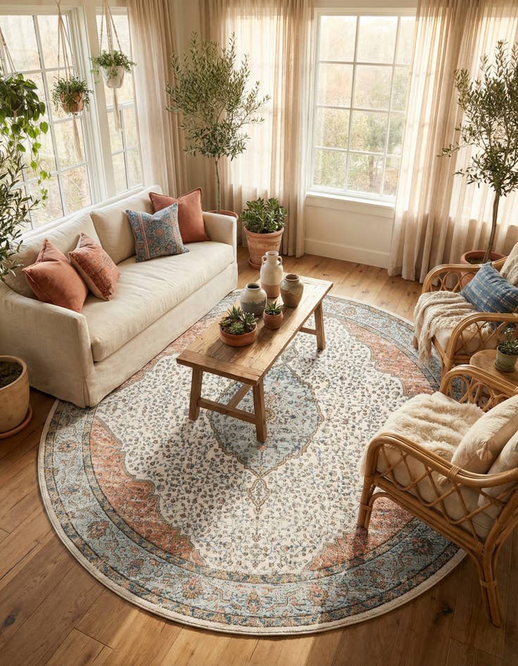 Detail image of 10' x 10' Nyla Round Rug